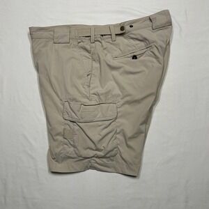 Orvis Cargo Shorts Men's 34 Beige Outdoors Hiking Trail Fishing Tech